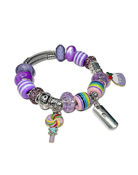 Mystic Lilac Whimsy Bracelet
