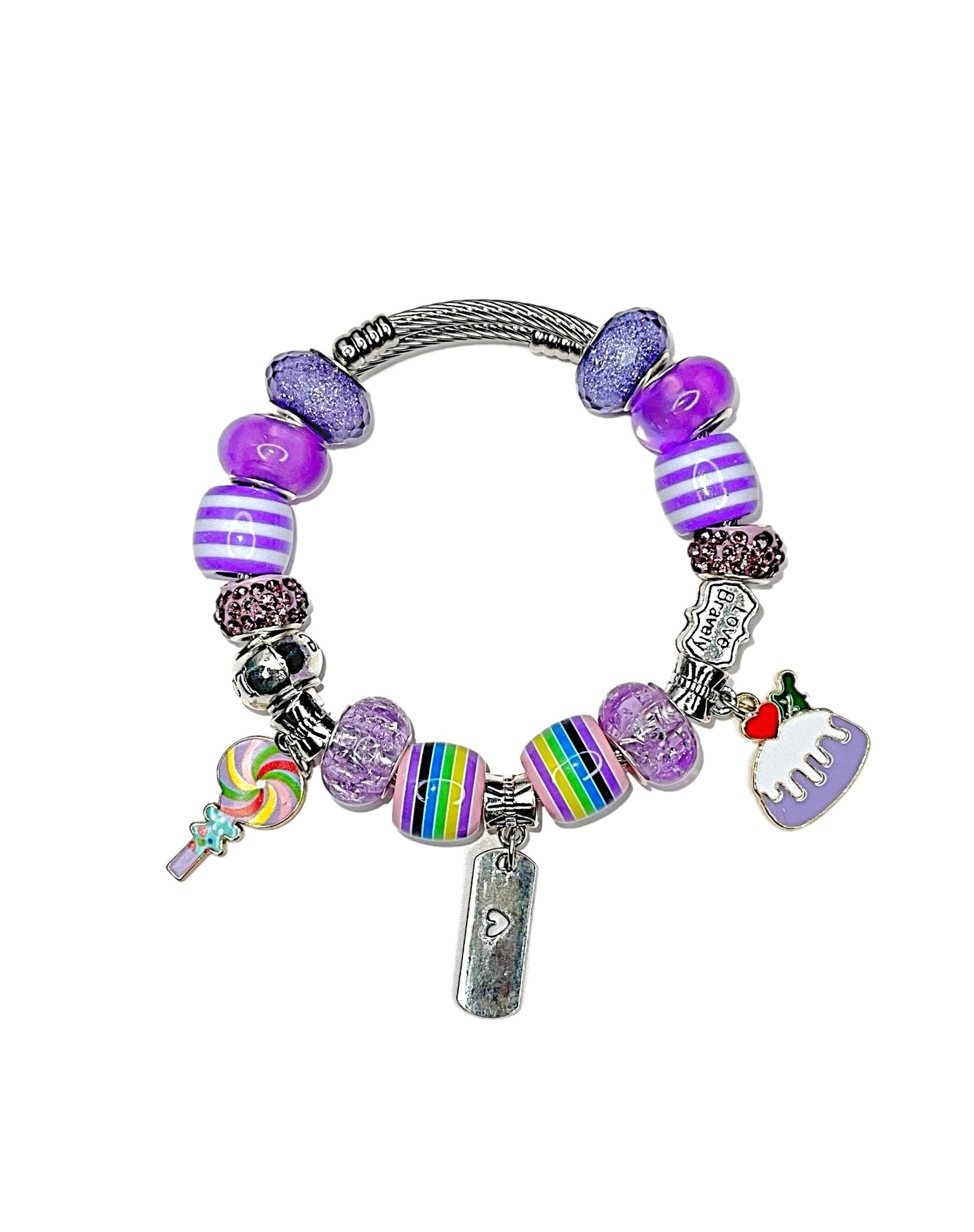 Mystic Lilac Whimsy Bracelet