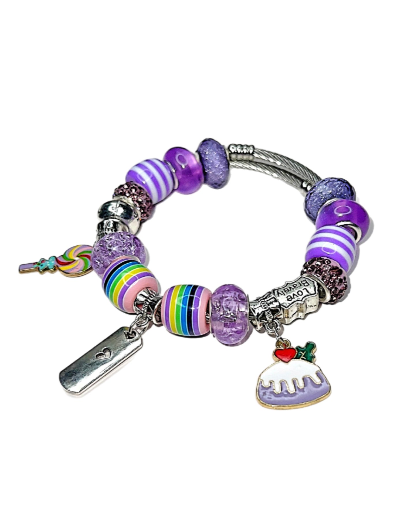 Mystic Lilac Whimsy Bracelet